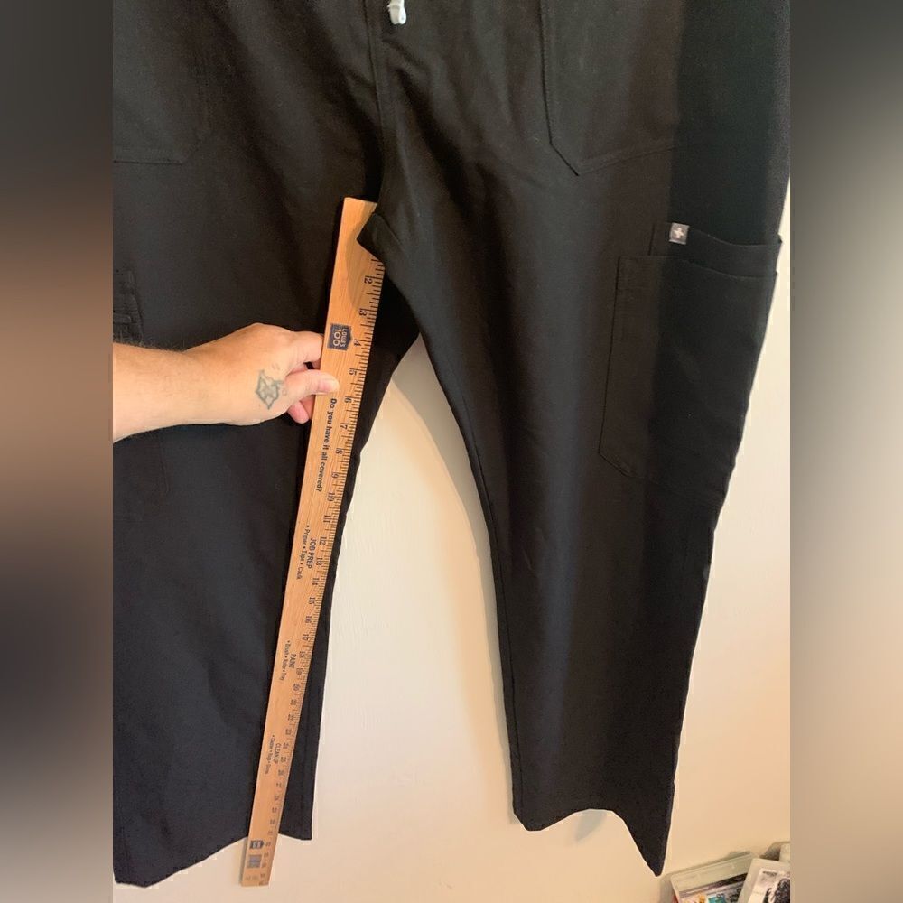 NWT Figs Cairo Cargo black Pants/scrubs size XXL‎ - Picture 6 of 10